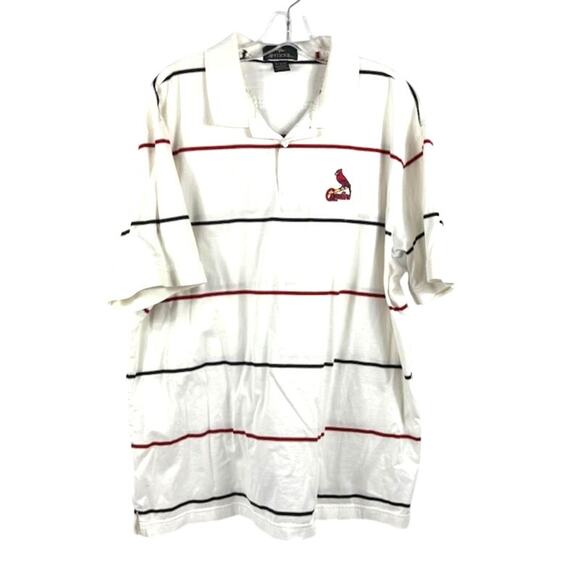 St Louis Cardinals XL Antigua Polo Pima Cotton MLB Cards - Picture 1 of 5